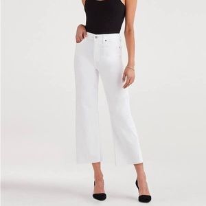7 for all mankind cropped wide leg jeans